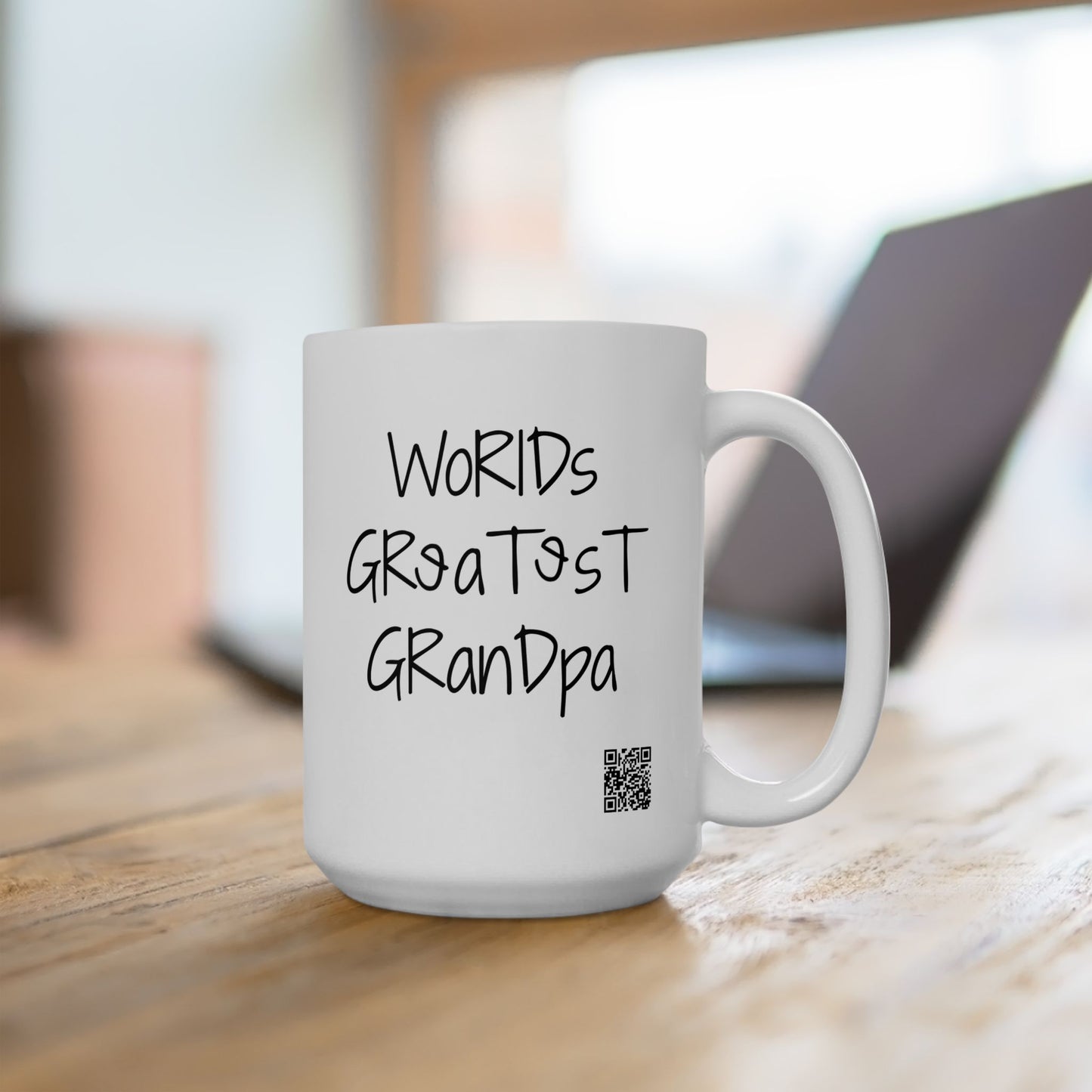 World's Greatest Grandpa Mug | Ceramic Coffee Cup, 11oz 15oz