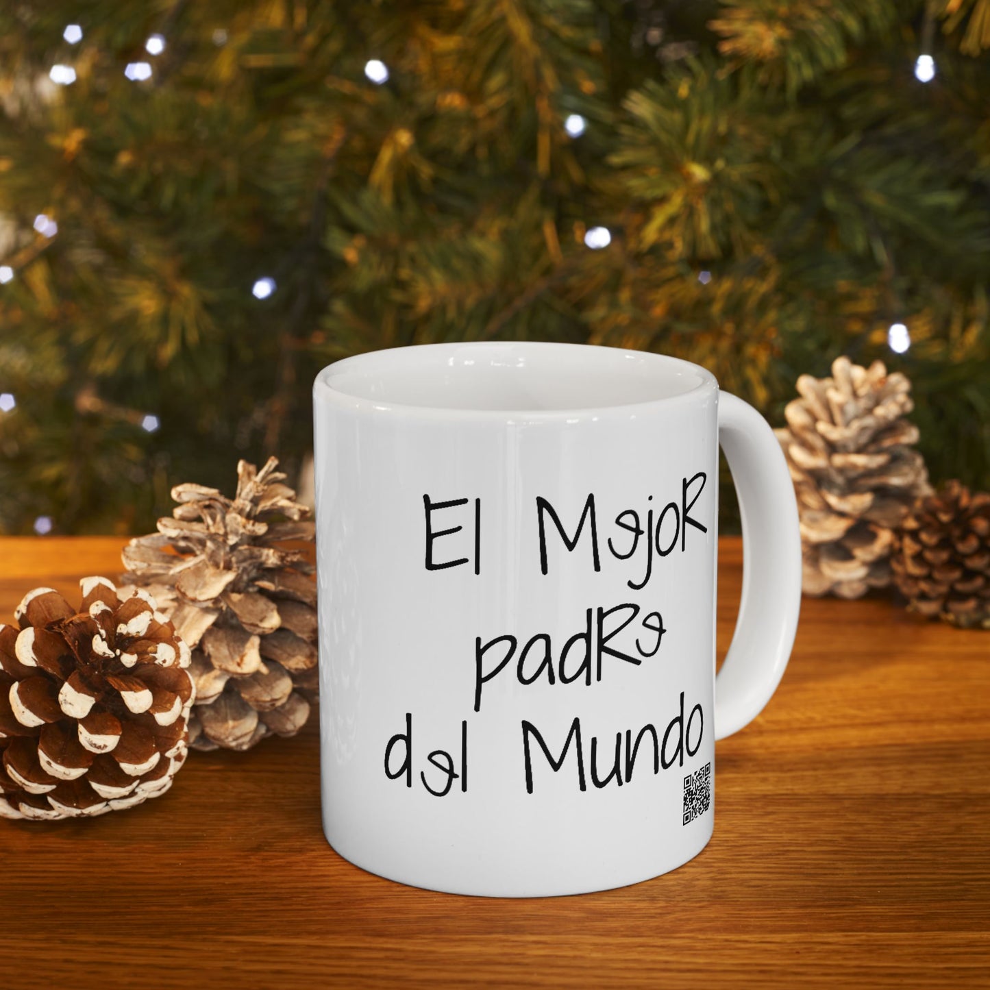 Ceramic Mug — Spanish 'El mejor profesor del mundo' Inspirational Teacher Gift (11oz, 15oz)