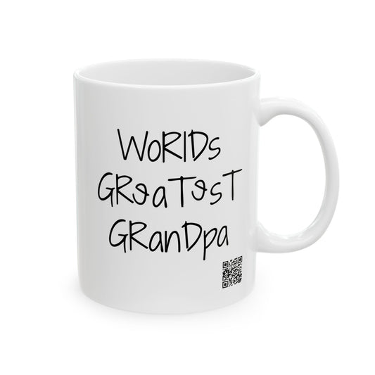 World's Greatest Grandpa Mug | Ceramic Coffee Cup, 11oz 15oz