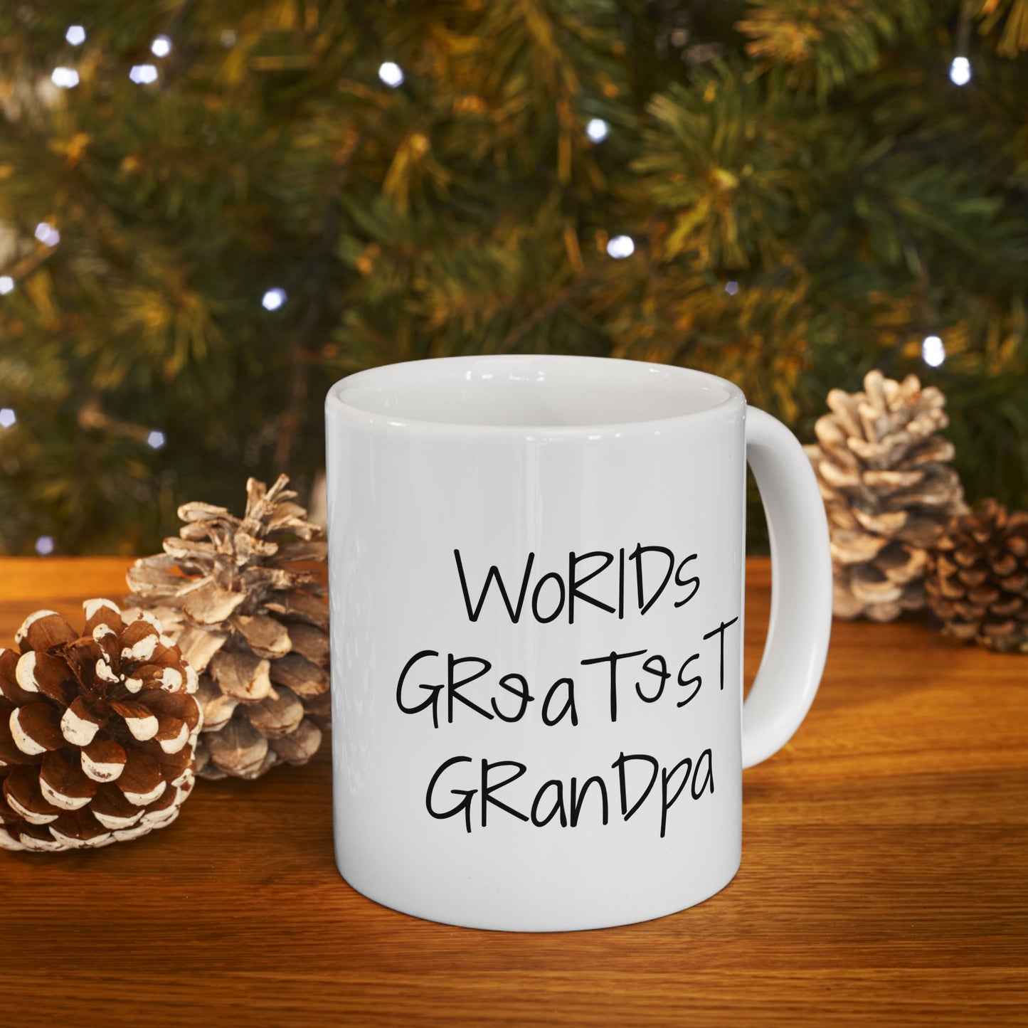 World's Greatest Grandpa Mug | Ceramic Coffee Mug/Cup, 11oz, 15oz