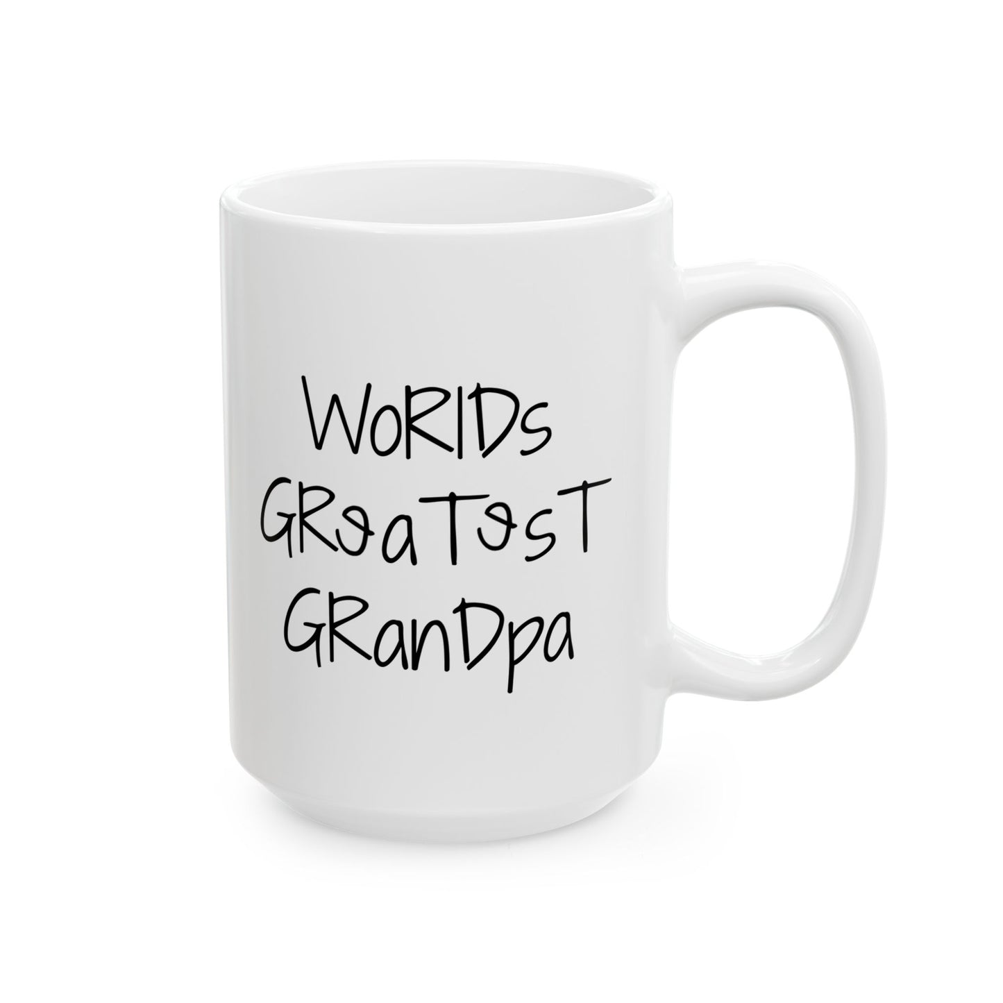 World's Greatest Grandpa Mug | Ceramic Coffee Mug/Cup, 11oz, 15oz
