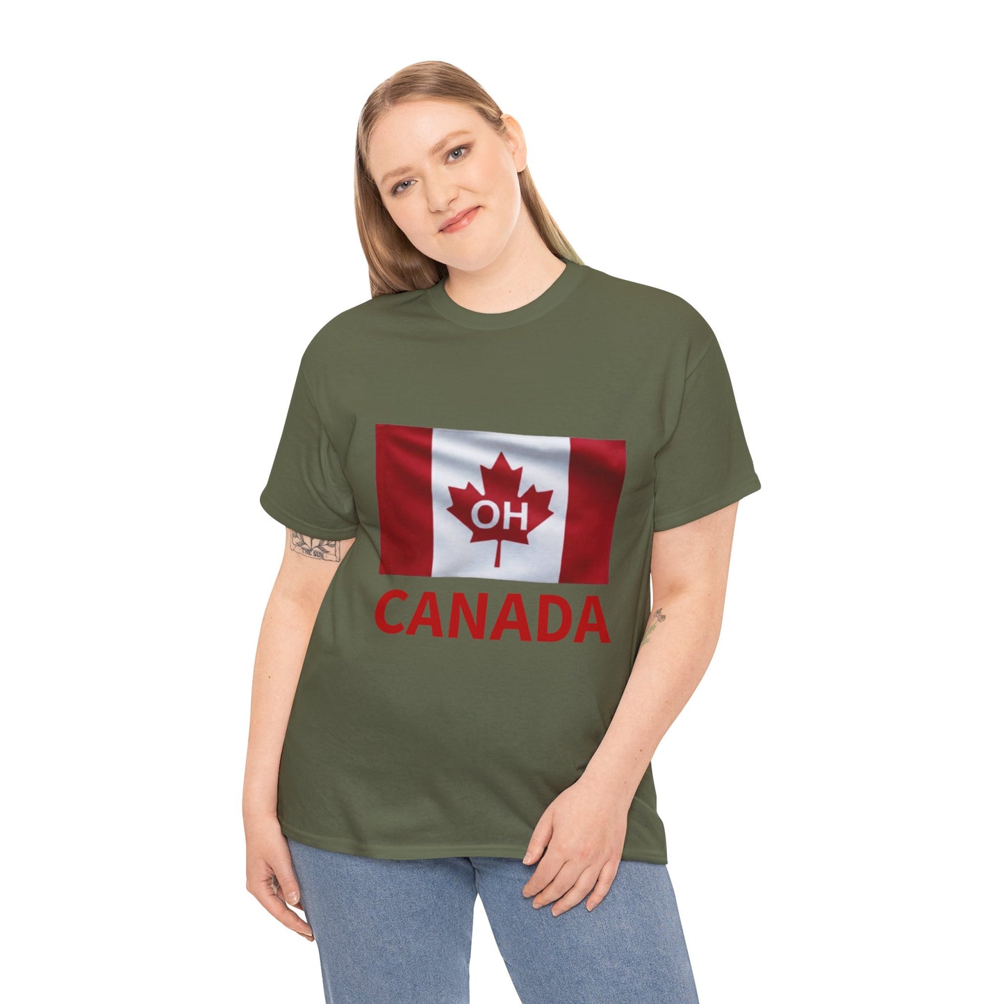 Canada Flag 'OH' CANADA Maple Leaf T-Shirt