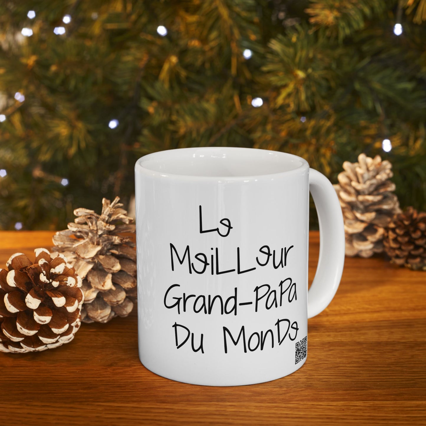 Grandpa Mug – Personalized Family Names Ceramic Coffee Cup (11oz/15oz)