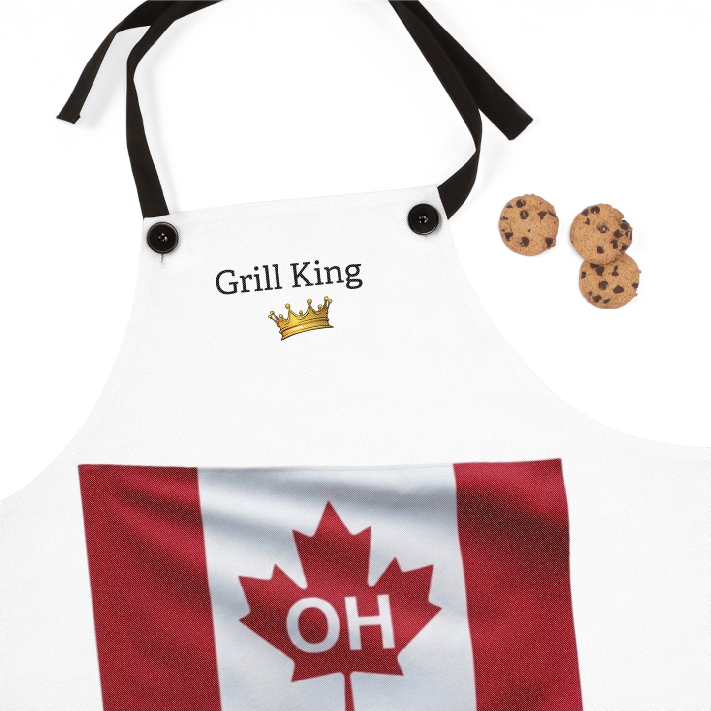 Canada 'OH' Maple Leaf Apron — Grill King BBQ Apron