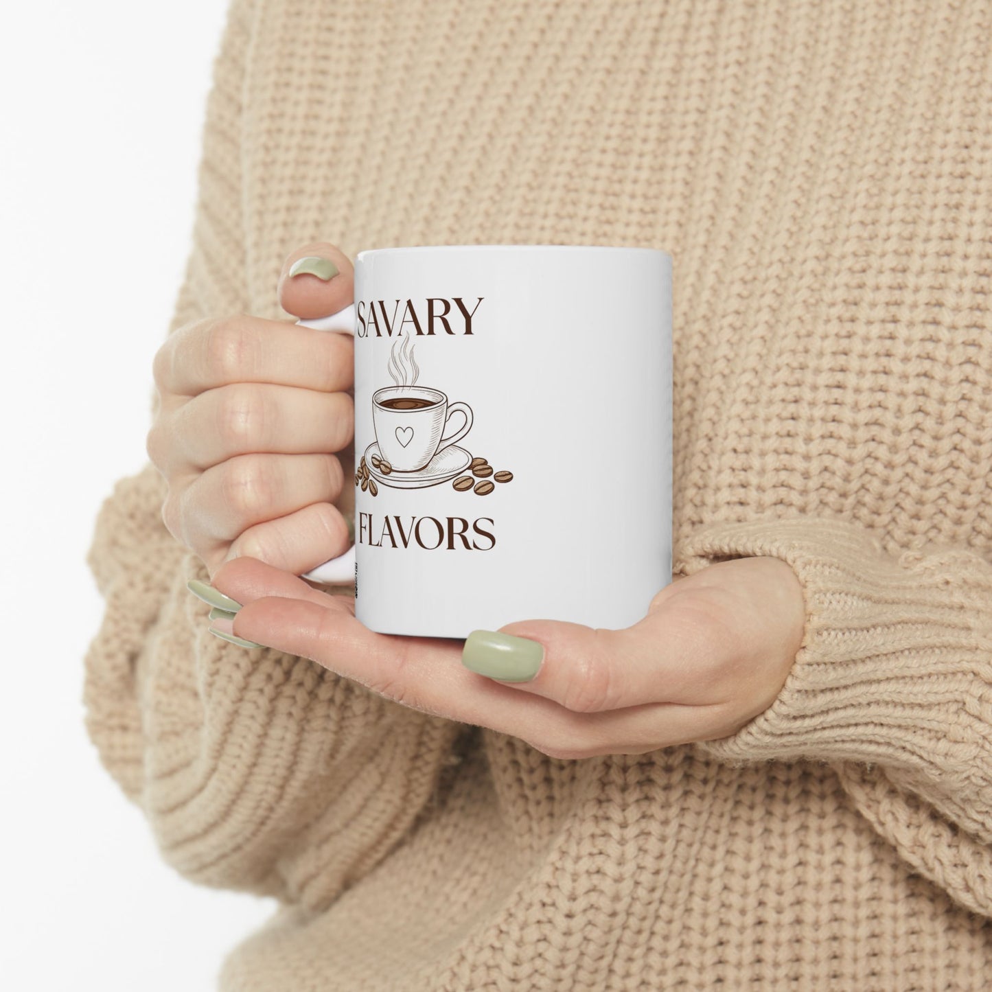 Savary Flavors Coffee Mug - Right Hand Coffee Mug