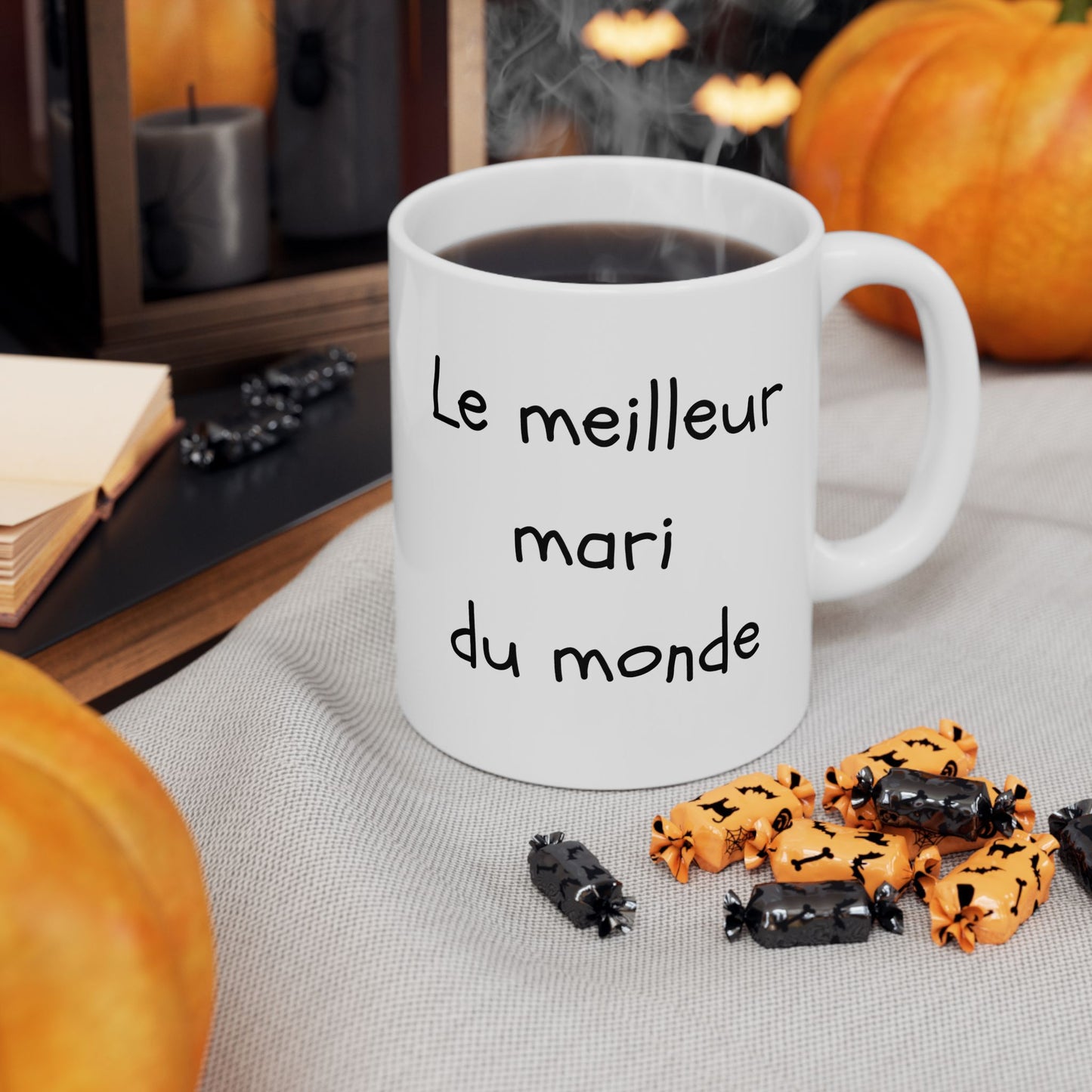 Le plus grand mari du monde | French Husband father Gift | Left hand