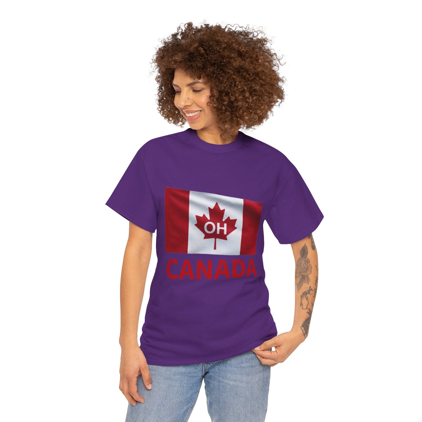 Canada Flag 'OH' CANADA Maple Leaf T-Shirt