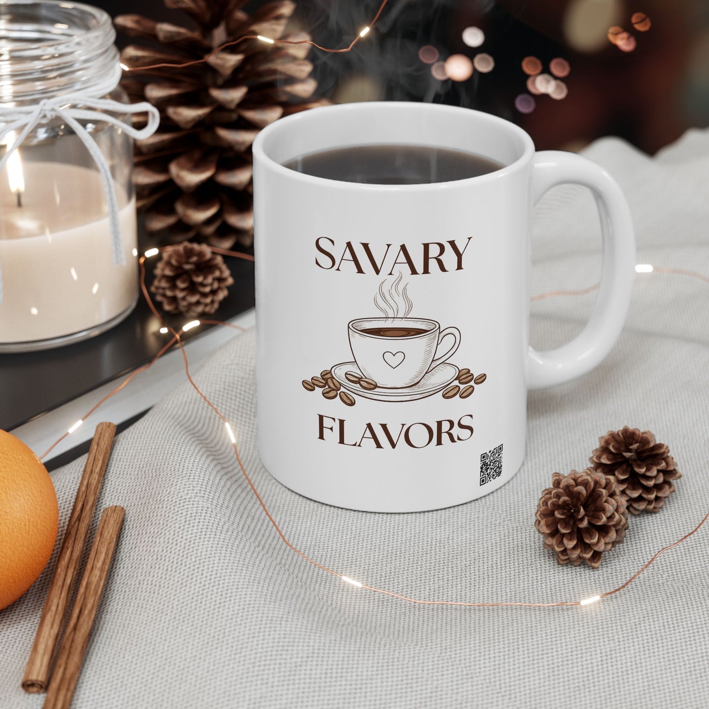 Savary Flavors Coffee Mug | Left hand Coffee Mug