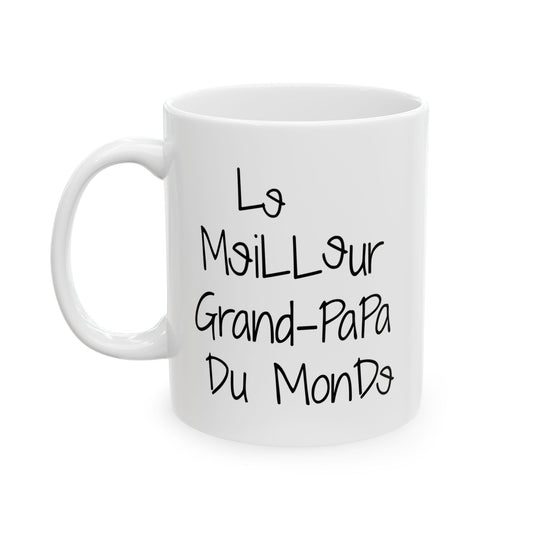 La meilleure tasse à café de grand-père au monde | French grandpa coffee mug/cup (11oz or 15oz)
