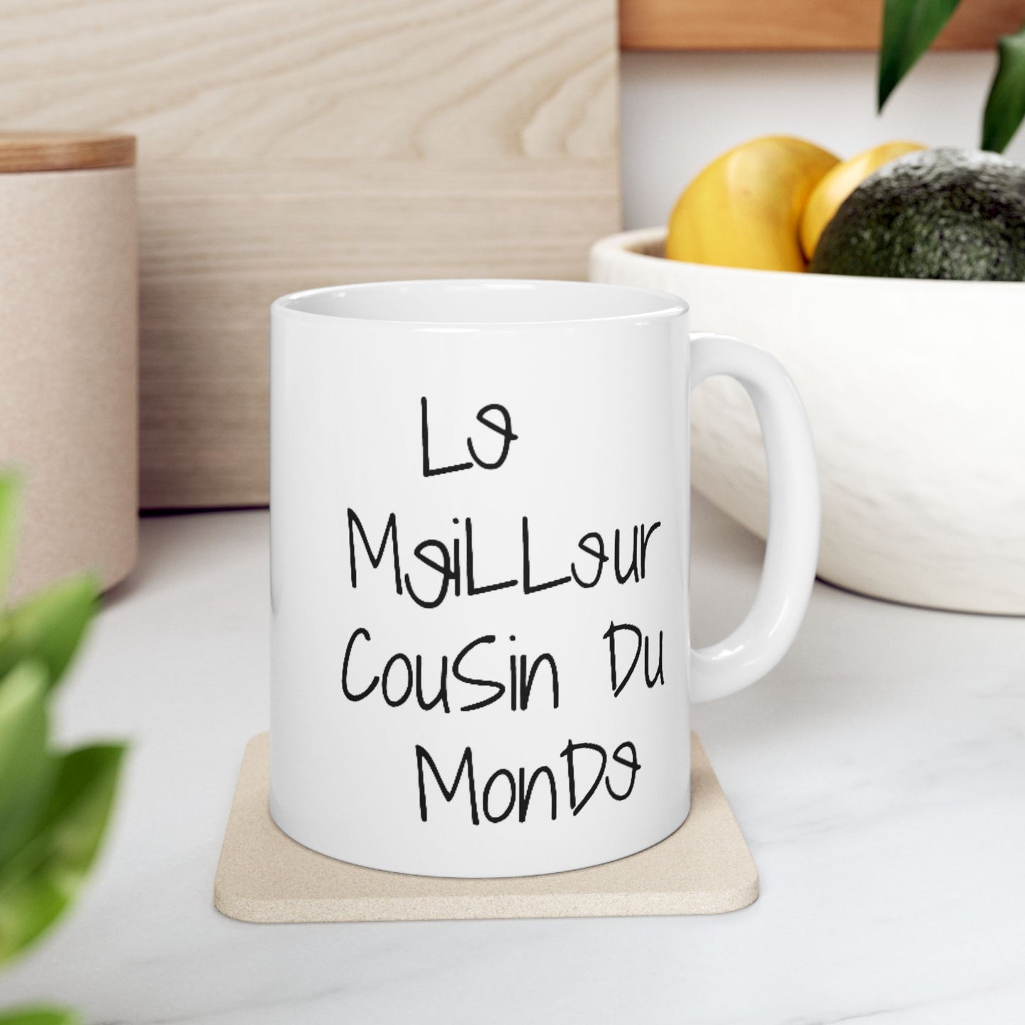 Meilleur cousin du monde  Cadeau cousin  Mug francophone  Tasse cadeau