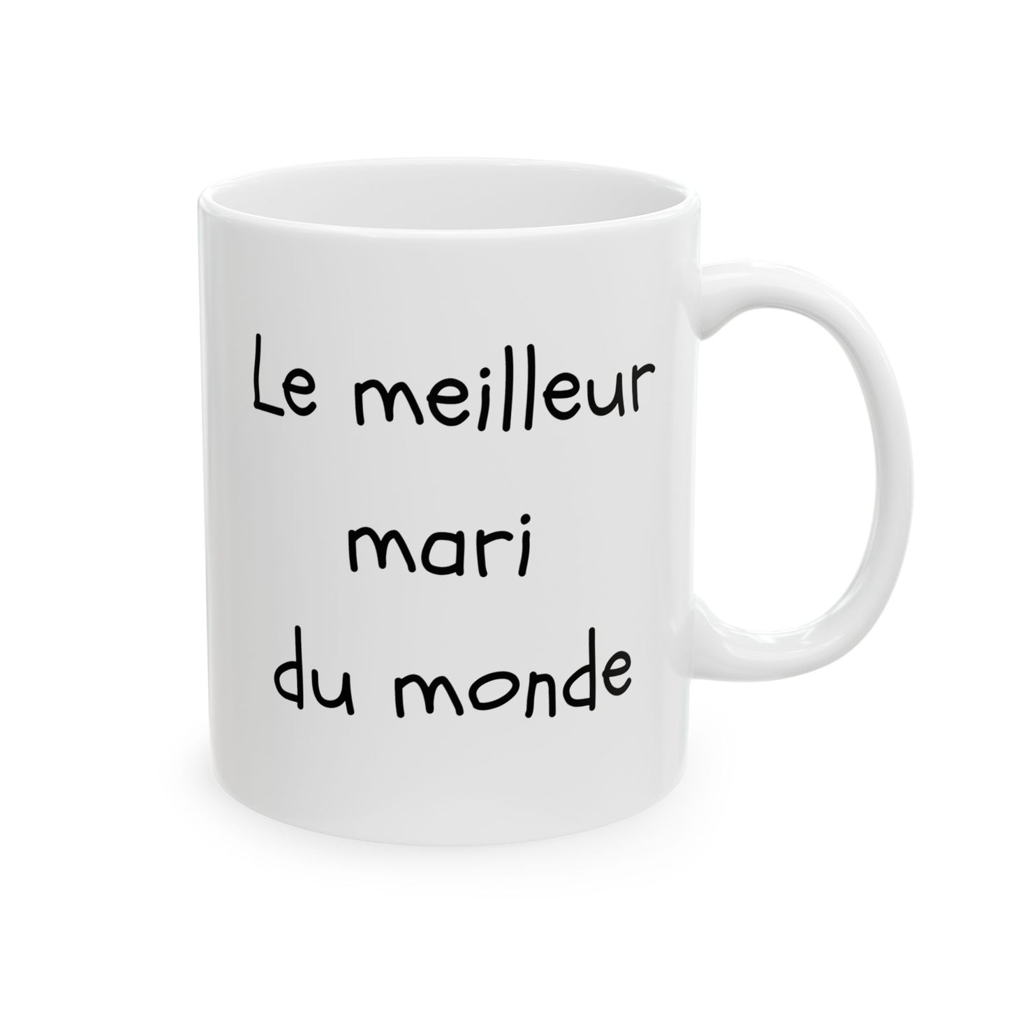 Le plus grand mari du monde | French Husband father Gift | Left hand