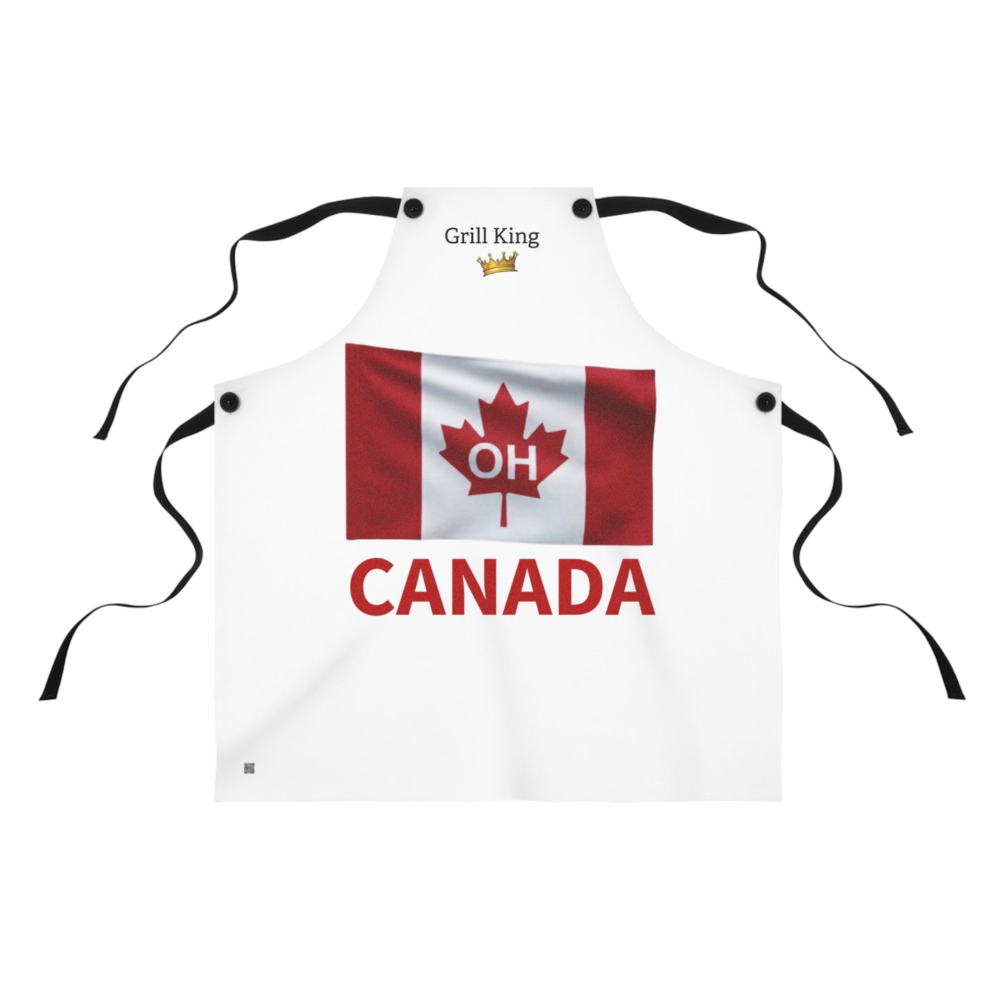 Canada 'OH' Maple Leaf Apron — Grill King BBQ Apron