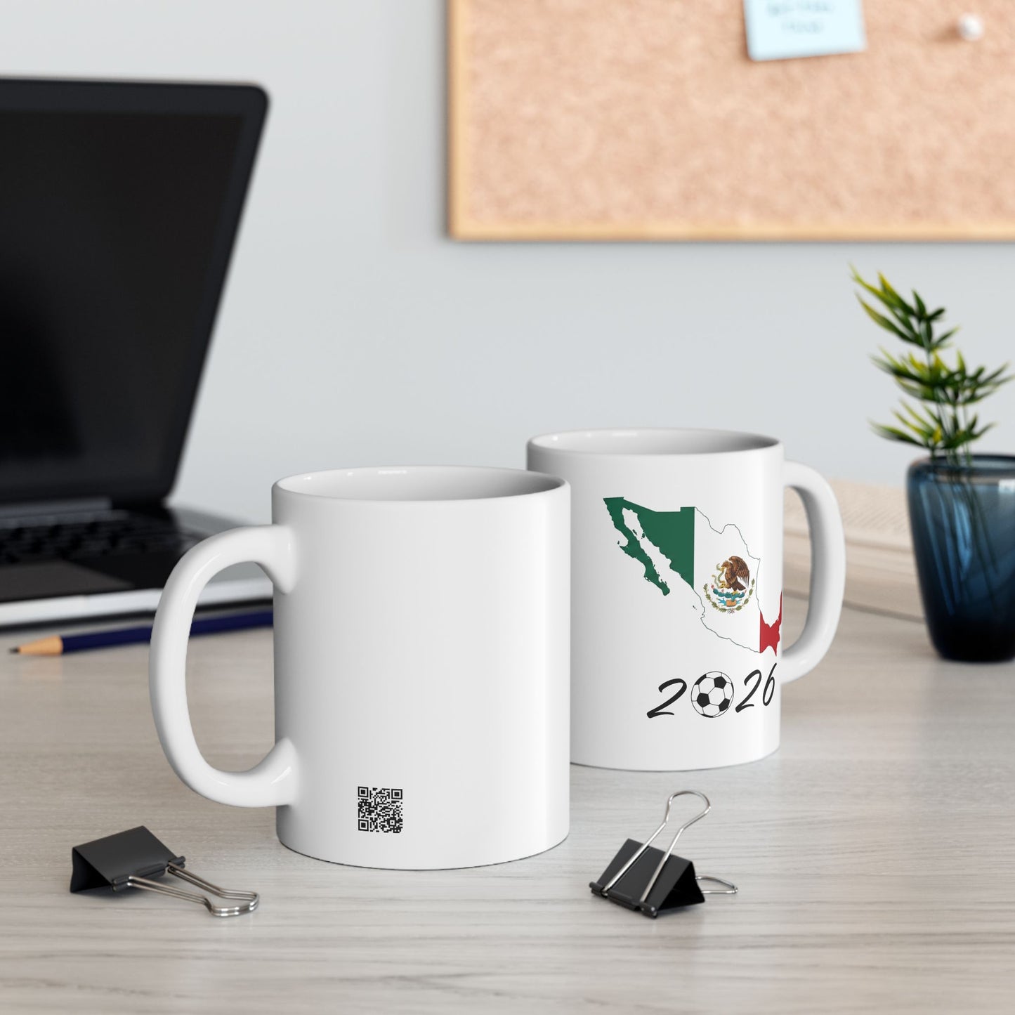 Mexico Flag & Map Design Mug | Ceramic Coffee Mug (11oz, 15oz)