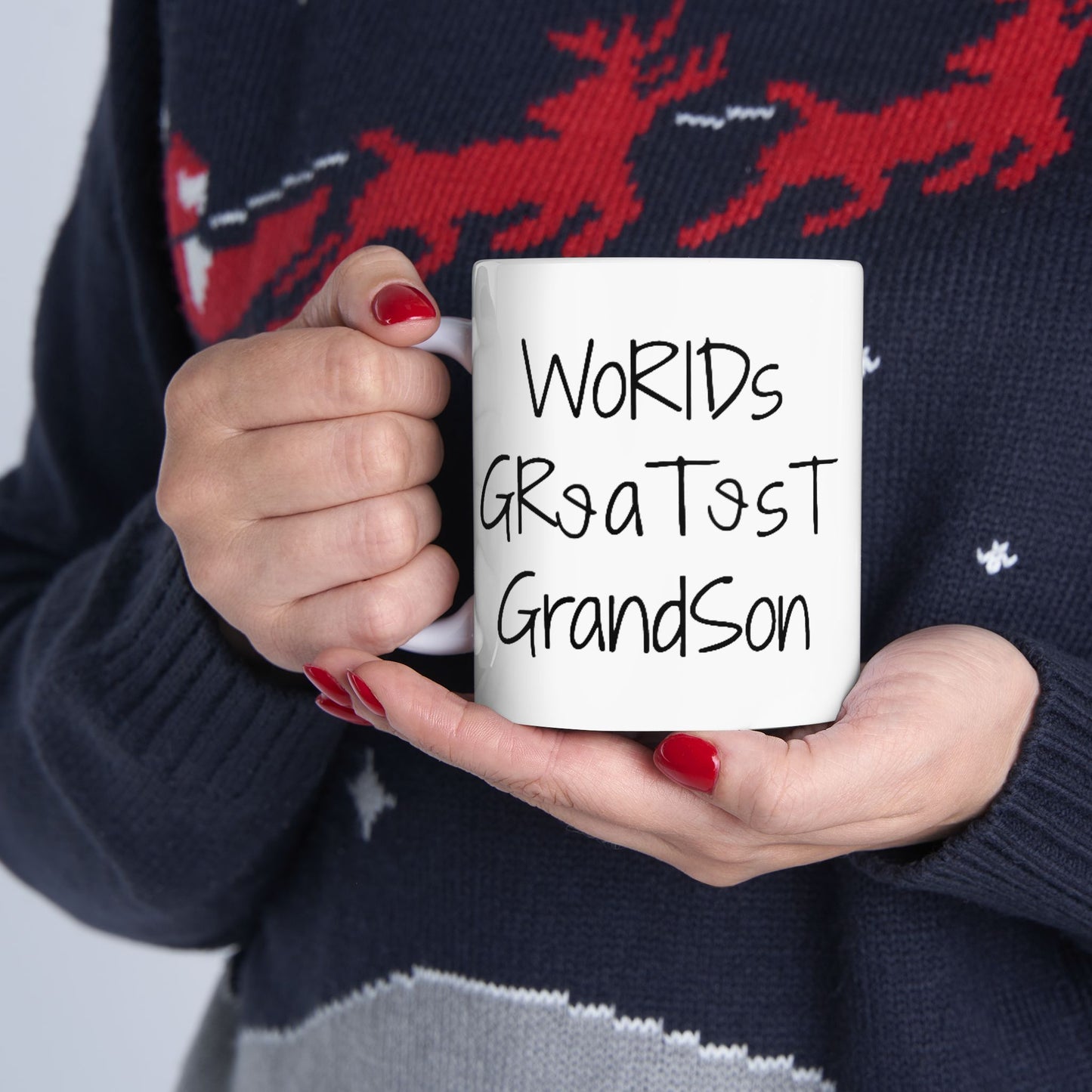Worlds Greatest Grandson Mug | Fathers day, Birthday, Christmas, coffee or tea cup
