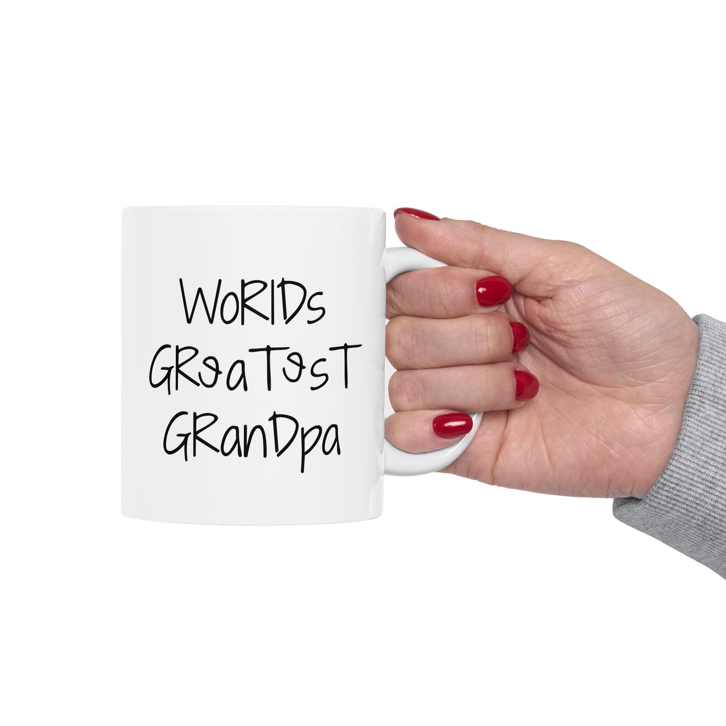 World's Greatest Grandpa Mug | Ceramic Coffee Mug/Cup, 11oz, 15oz
