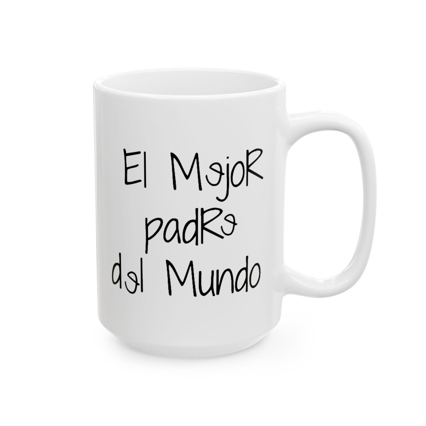 Spanish Worlds greatest dad Mug | Left hand Coffee Mug/Cup for Fathers day, Birthday, or Christmas