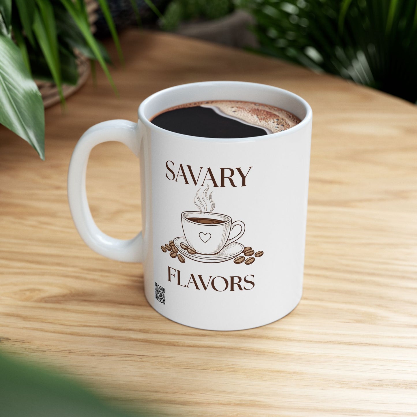 Savary Flavors Coffee Mug - Right Hand Coffee Mug