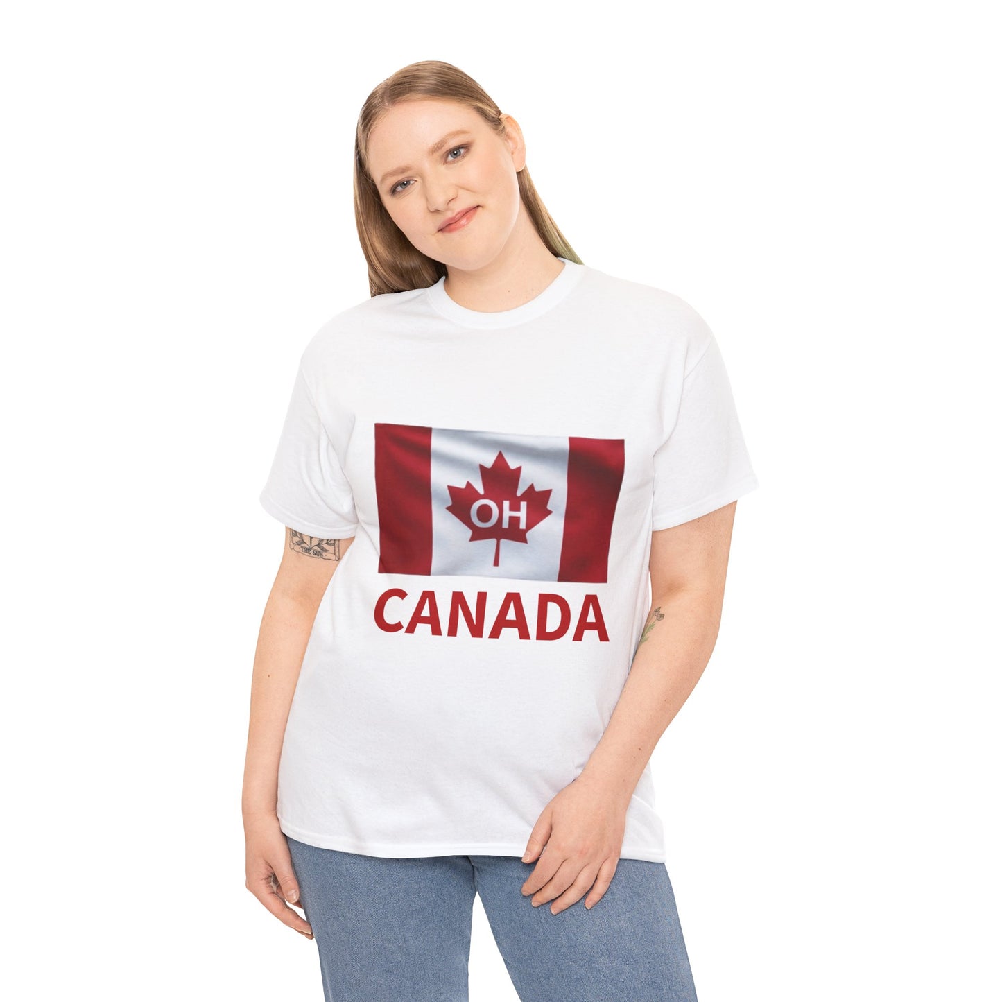 Canada Flag 'OH' CANADA Maple Leaf T-Shirt
