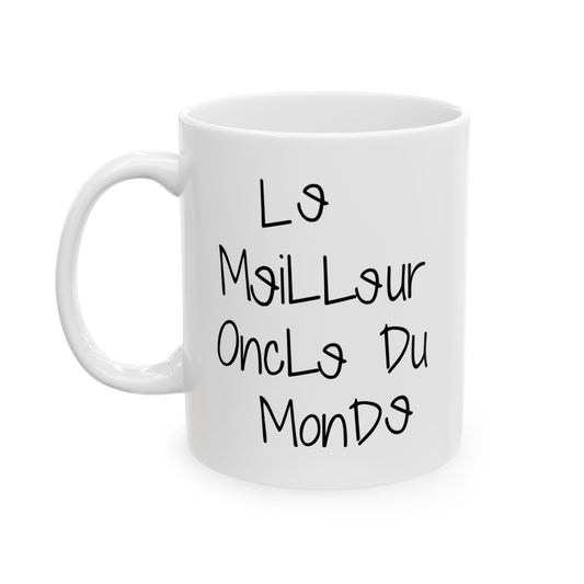 French Worlds Greatest Uncle Mug | Fathers day, Birthday, Christmas Coffee or tea Mug/Cup