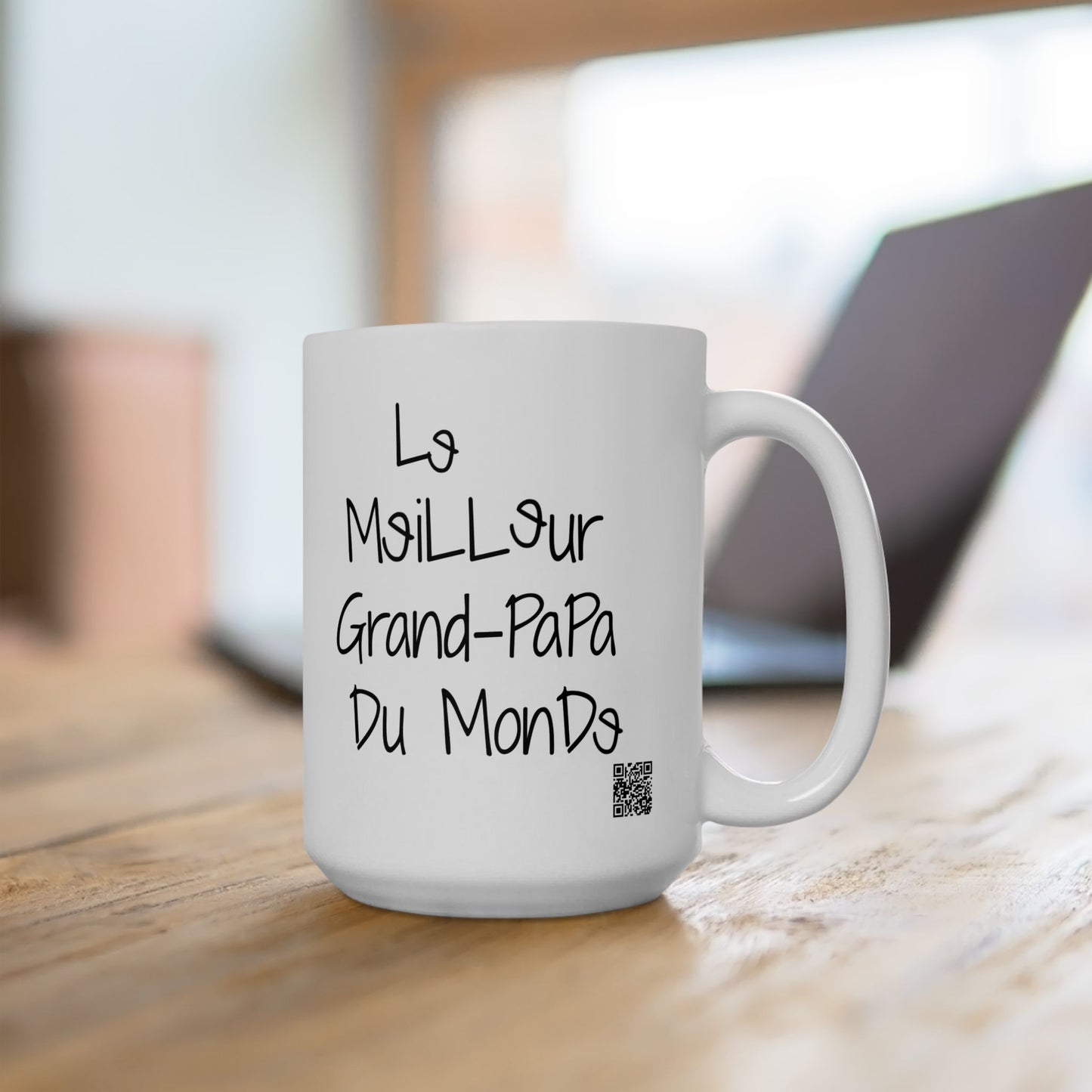 Grandpa Mug – Personalized Family Names Ceramic Coffee Cup (11oz/15oz)