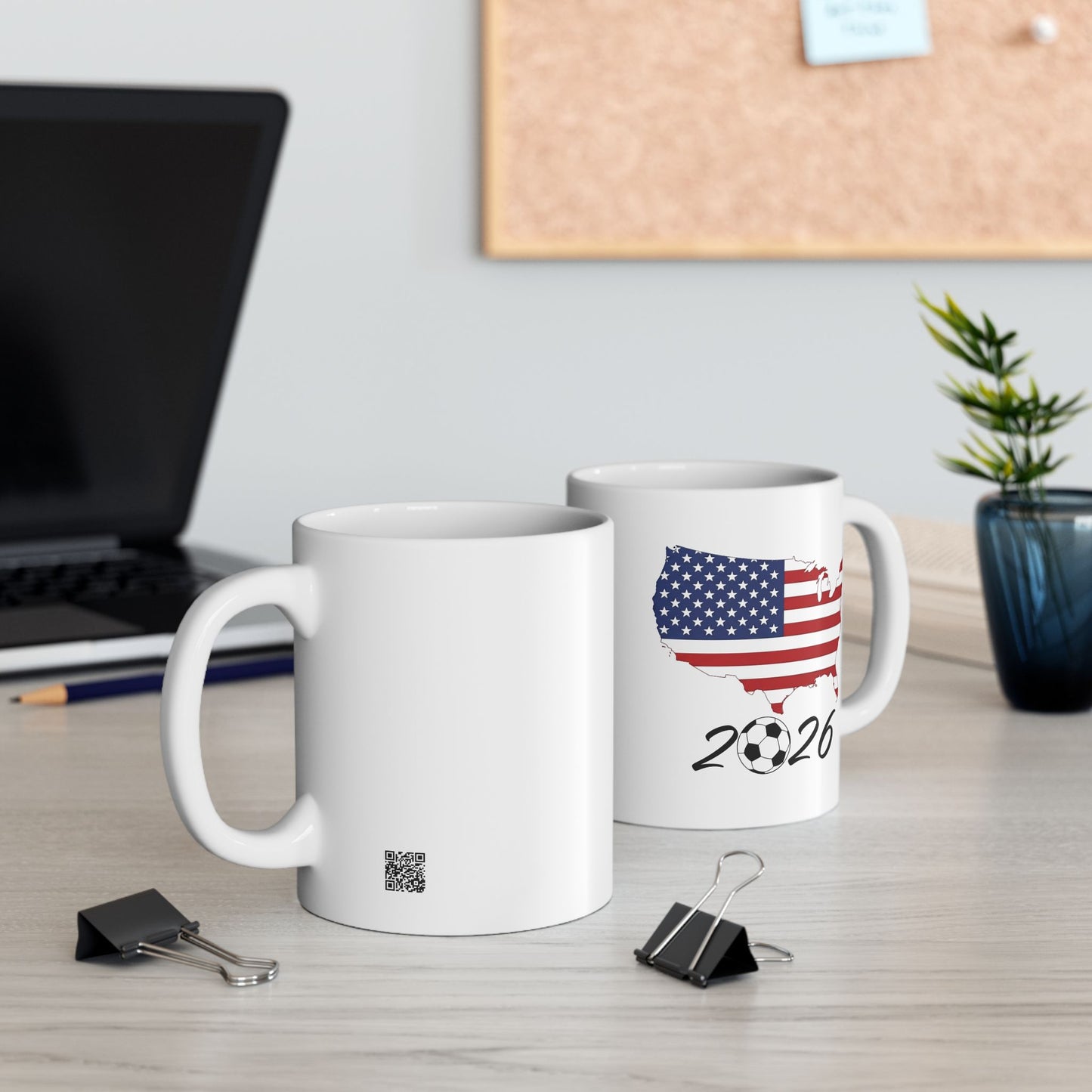 USA Flag Map 2026 Mug | American Map Ceramic Mug