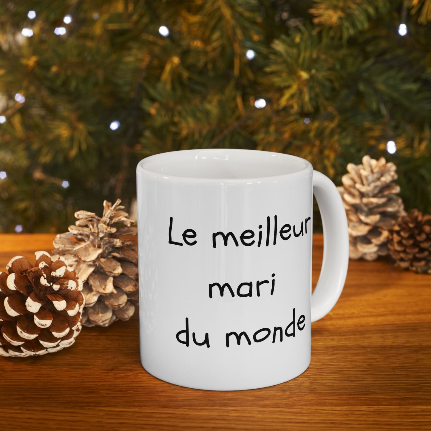 Le plus grand mari du monde | French Husband father Gift | Left hand