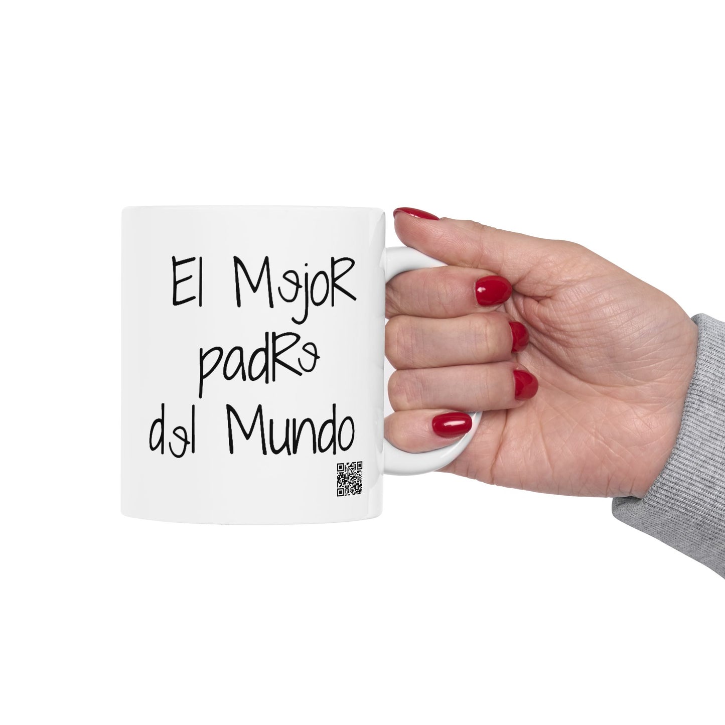 Ceramic Mug — Spanish 'El mejor profesor del mundo' Inspirational Teacher Gift (11oz, 15oz)