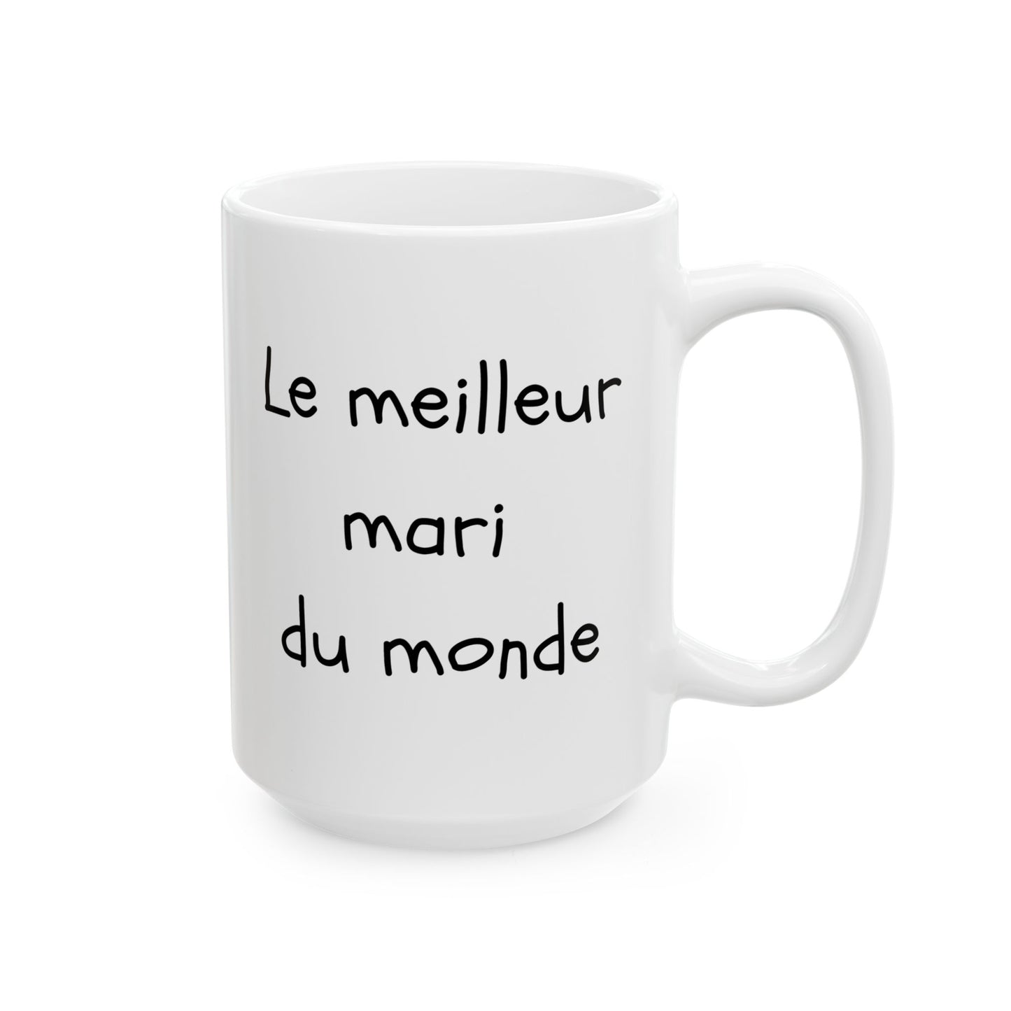 Le plus grand mari du monde | French Husband father Gift | Left hand