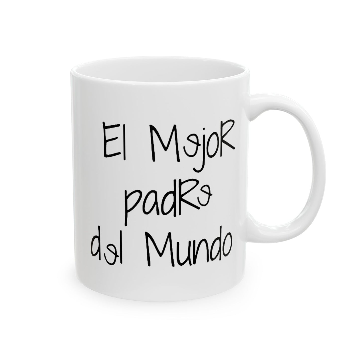 Spanish Worlds greatest dad Mug | Left hand Coffee Mug/Cup for Fathers day, Birthday, or Christmas