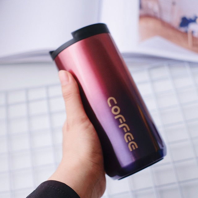 Shiny Leak-Proof  Stainless steel Thermal Travel Mug