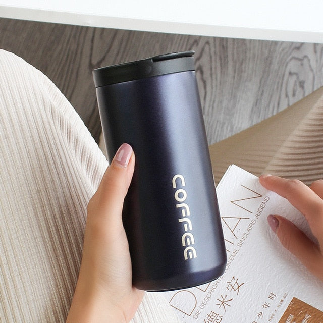 Shiny Leak-Proof  Stainless steel Thermal Travel Mug