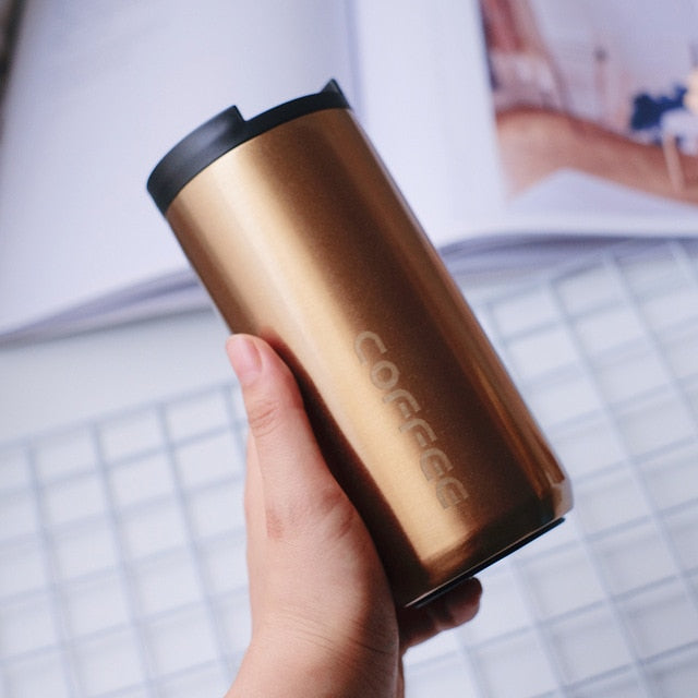 Shiny Leak-Proof  Stainless steel Thermal Travel Mug